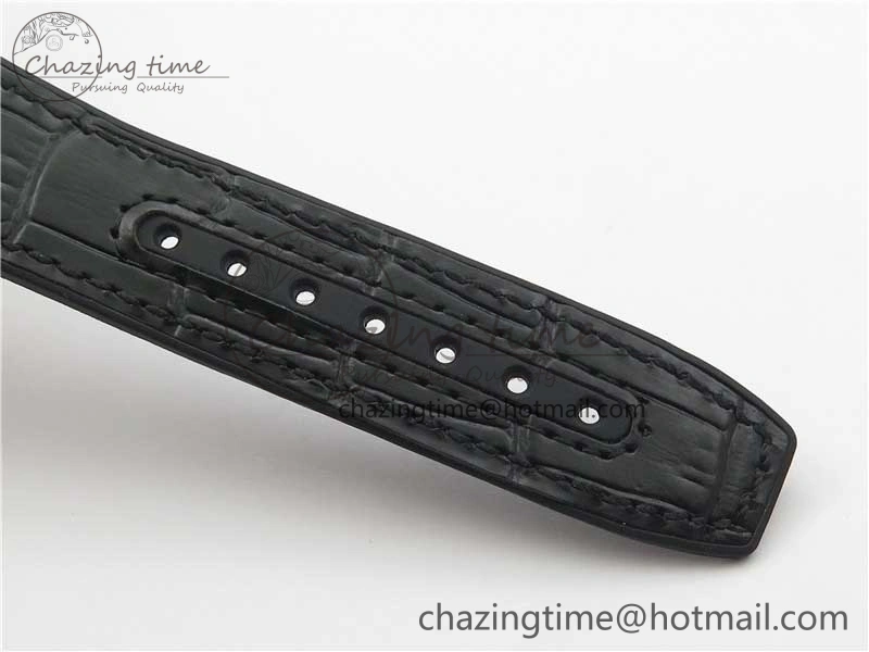 EasyMatch Constellation 131.33.41.21.03.001 YG TW Best Edition Black Dial On Gummy Strap A 7871