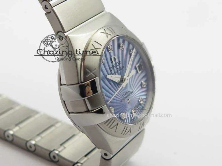 Constellation 28mm V6F Best Edition SS Blue Dial On SS Bracelet A Sleek 8201