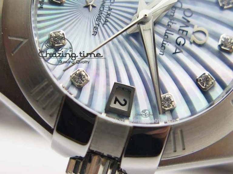 Constellation 28mm V6F Best Edition SS Blue Dial On SS Bracelet A Sleek 8201