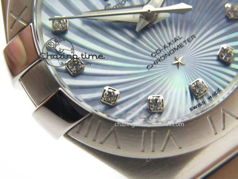 Constellation 28mm V6F Best Edition SS Blue Dial On SS Bracelet A Sleek 8201