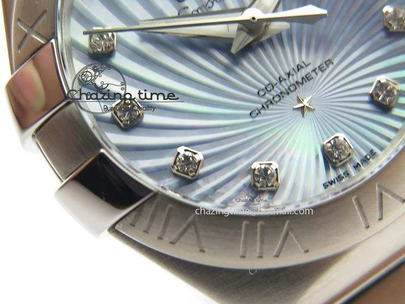 Constellation 28mm V6F Best Edition SS Blue Dial On SS Bracelet A Sleek 8201