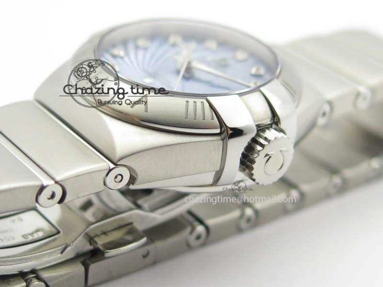 Constellation 28mm V6F Best Edition SS Blue Dial On SS Bracelet A Sleek 8201