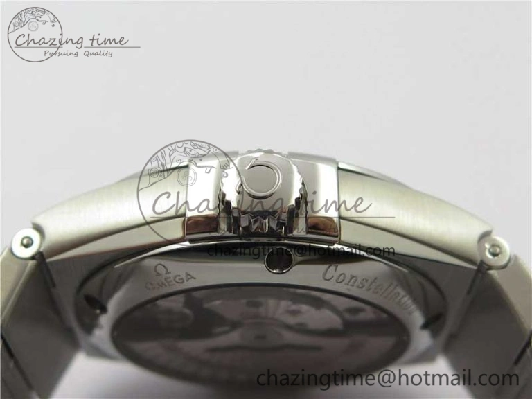 Sleek Constellation 38mm SS VSF 1:1 Best Edition White Textured Dial on SS Bracelet A8500 Super Clone 7919