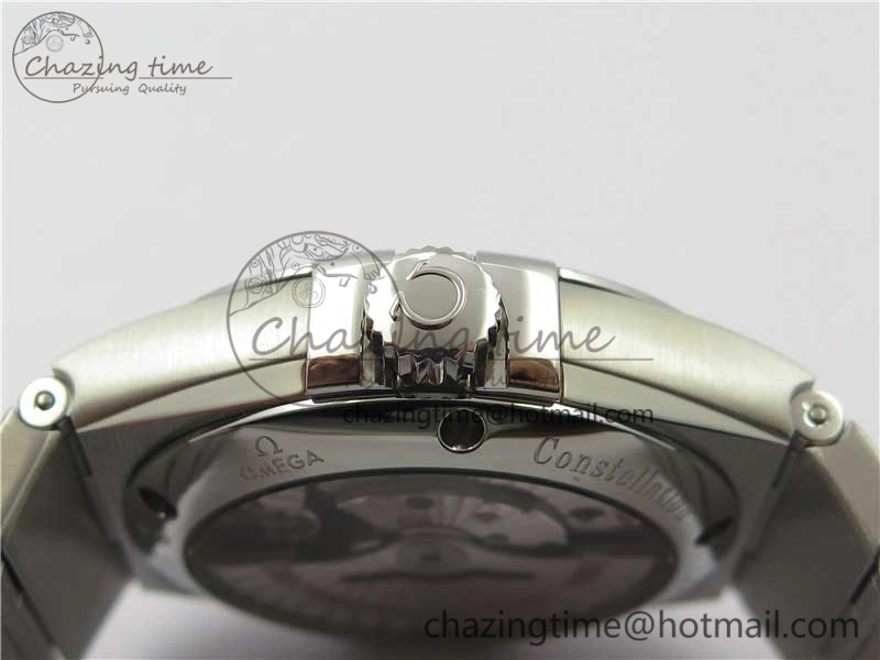 Sleek Constellation 38mm SS VSF 1:1 Best Edition White Textured Dial on SS Bracelet A8500 Super Clone 7919