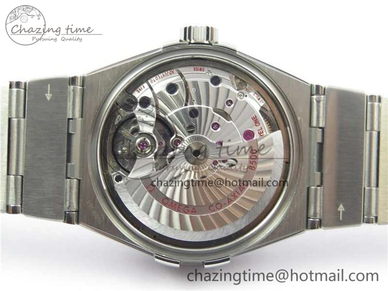 Sleek Constellation 38mm SS VSF 1:1 Best Edition White Textured Dial on SS Bracelet A8500 Super Clone 7919
