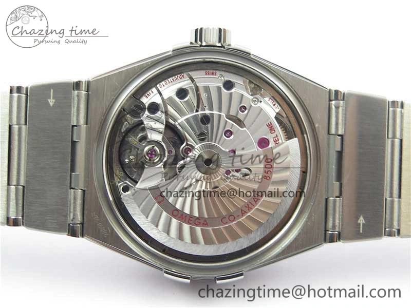Sleek Constellation 38mm SS VSF 1:1 Best Edition White Textured Dial on SS Bracelet A8500 Super Clone 7919