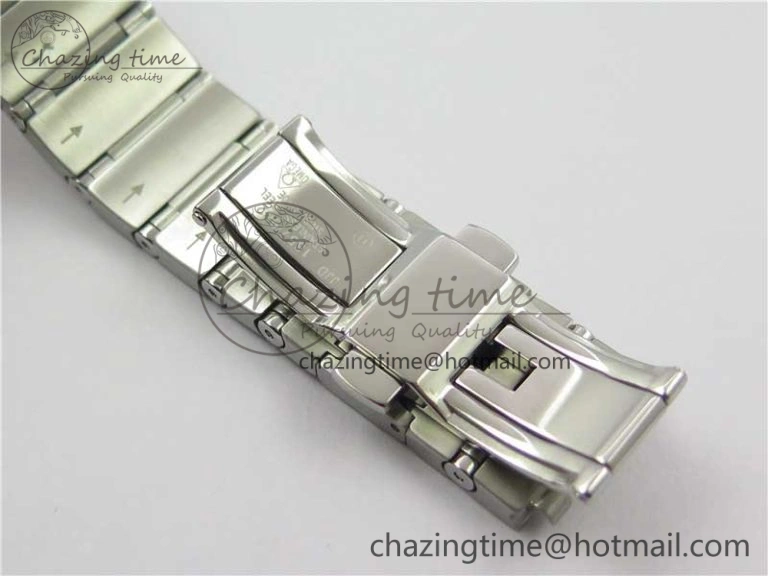 Sleek Constellation 38mm SS VSF 1:1 Best Edition White Textured Dial on SS Bracelet A8500 Super Clone 7919