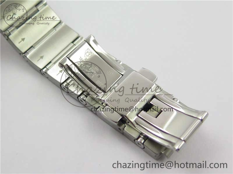 Sleek Constellation 38mm SS VSF 1:1 Best Edition White Textured Dial on SS Bracelet A8500 Super Clone 7919