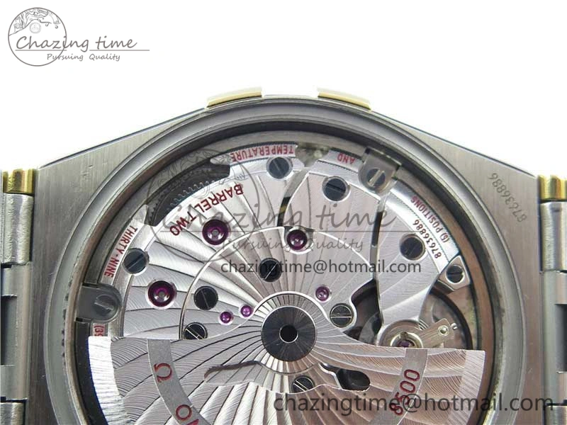 Constellation 38mm SS RG VSF 1:1 Best Edition Blue Textured Dial on SS RG Bracelet A8500 Super Clone Elegant 10542