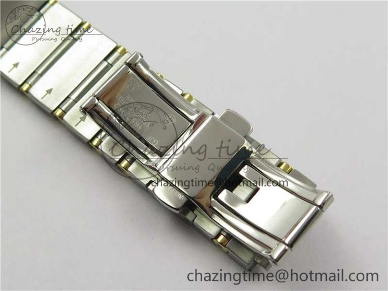 Constellation 38mm SS RG VSF 1:1 Best Edition WhiteTextured Dial on SS RG Bracelet A8500 Super Clone Durable 7921