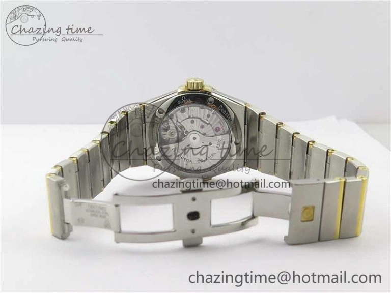 Constellation 38mm SS RG VSF 1:1 Best Edition WhiteTextured Dial on SS RG Bracelet A8500 Super Clone Durable 7921