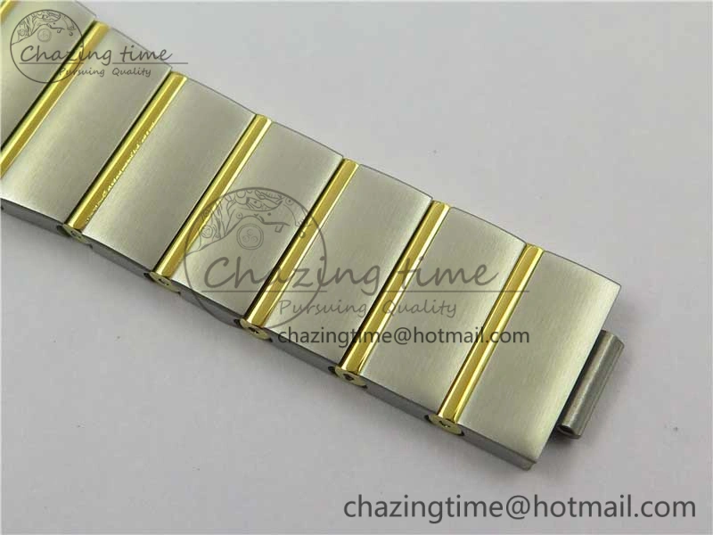 Constellation 38mm SS RG VSF 1:1 Best Edition WhiteTextured Dial on SS RG Bracelet A8500 Super Clone Durable 7921