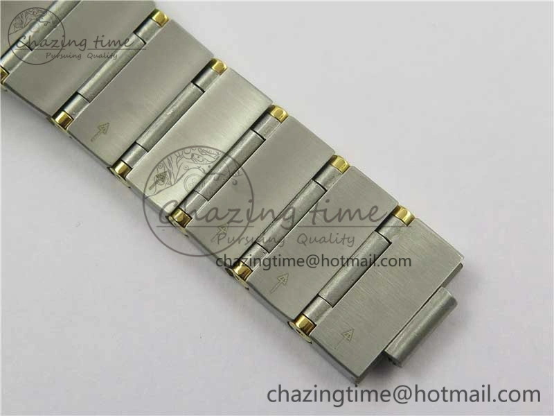Constellation 38mm SS YG VSF 1:1 Best Edition Gold Textured Dial on SS YG Bracelet A8500 Super Clone ZipUp 10545
