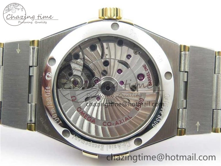 Constellation 38mm SS YG VSF 1:1 Best Edition Gold Textured Dial on SS YG Bracelet A8500 Super Clone ZipUp 10545