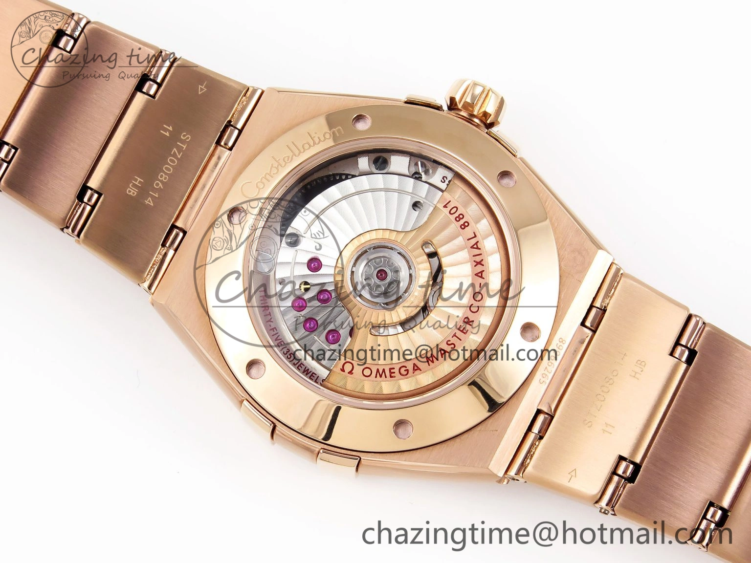 WeatherProof Constellation 39mm RG ASWF 1:1 Best Edition Blue Dial on RG Bracelet A 7778