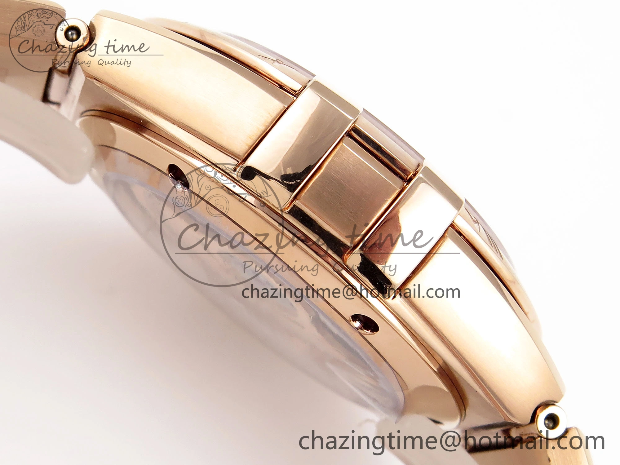 Fashionable Constellation 39mm RG ASWF 1:1 Best Edition White Dial on RG Bracelet A 7781