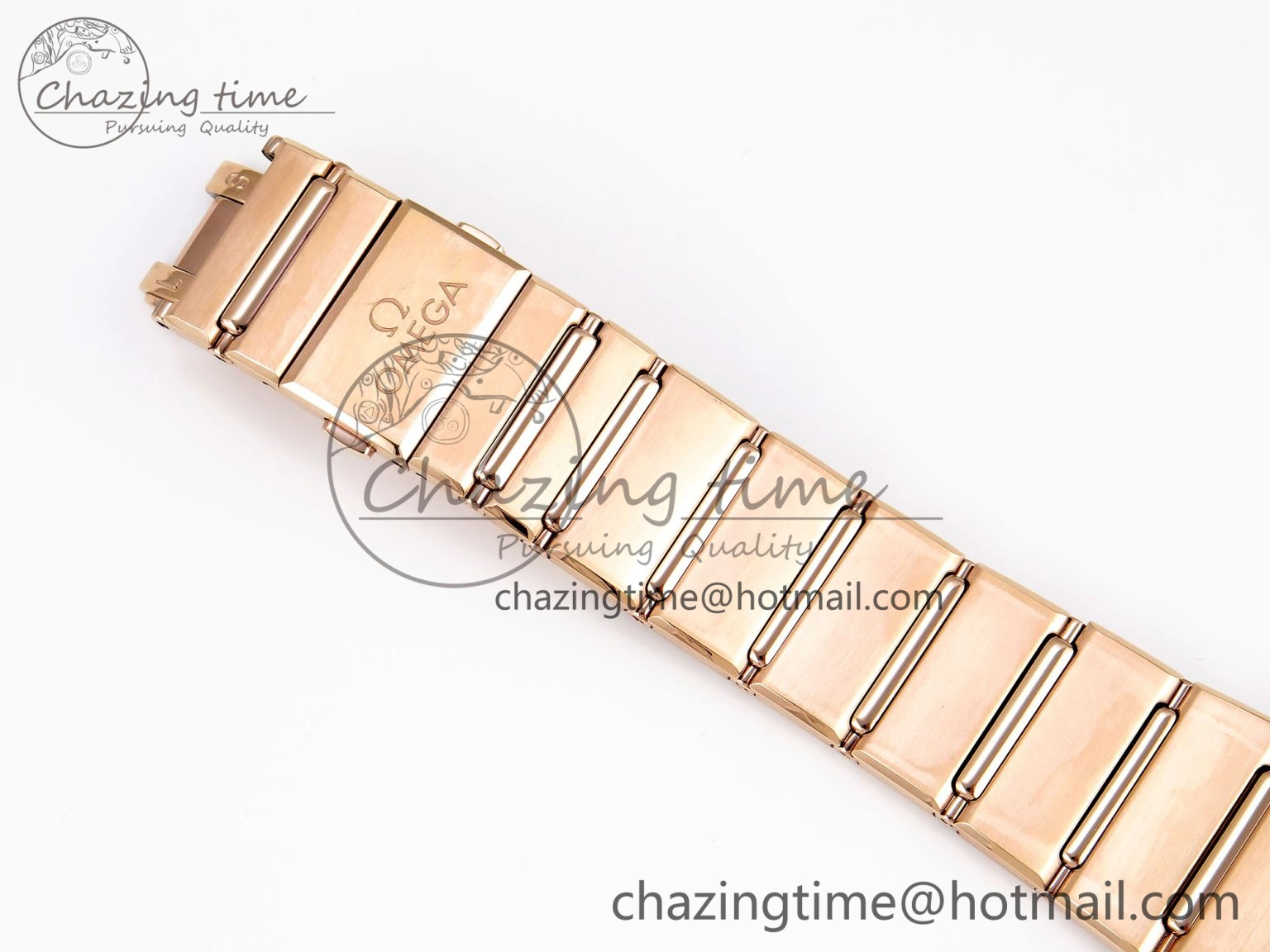 Constellation 39mm RG Diamonds Bezel ASWF 1:1 Best Edition White Dial on RG Bracelet A BestValue 7783