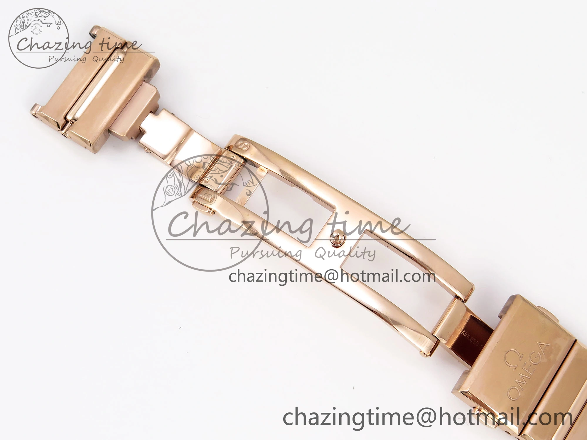 Constellation 39mm RG Diamonds Bezel ASWF 1:1 Best Edition White Dial on RG Bracelet A BestValue 7783