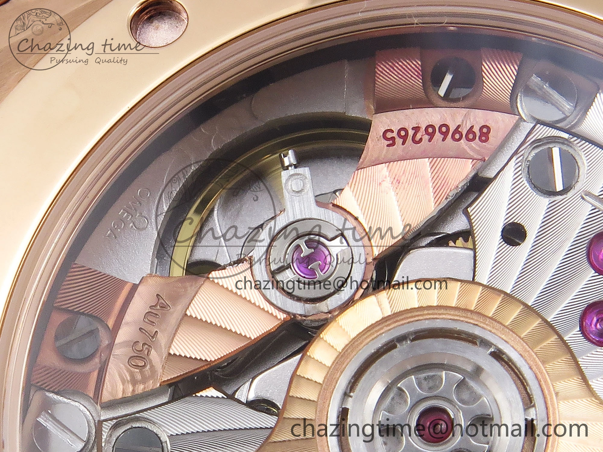 Constellation 39mm RG Diamonds Bezel ASWF 1:1 Best Edition White Dial on RG Bracelet A BestValue 7783