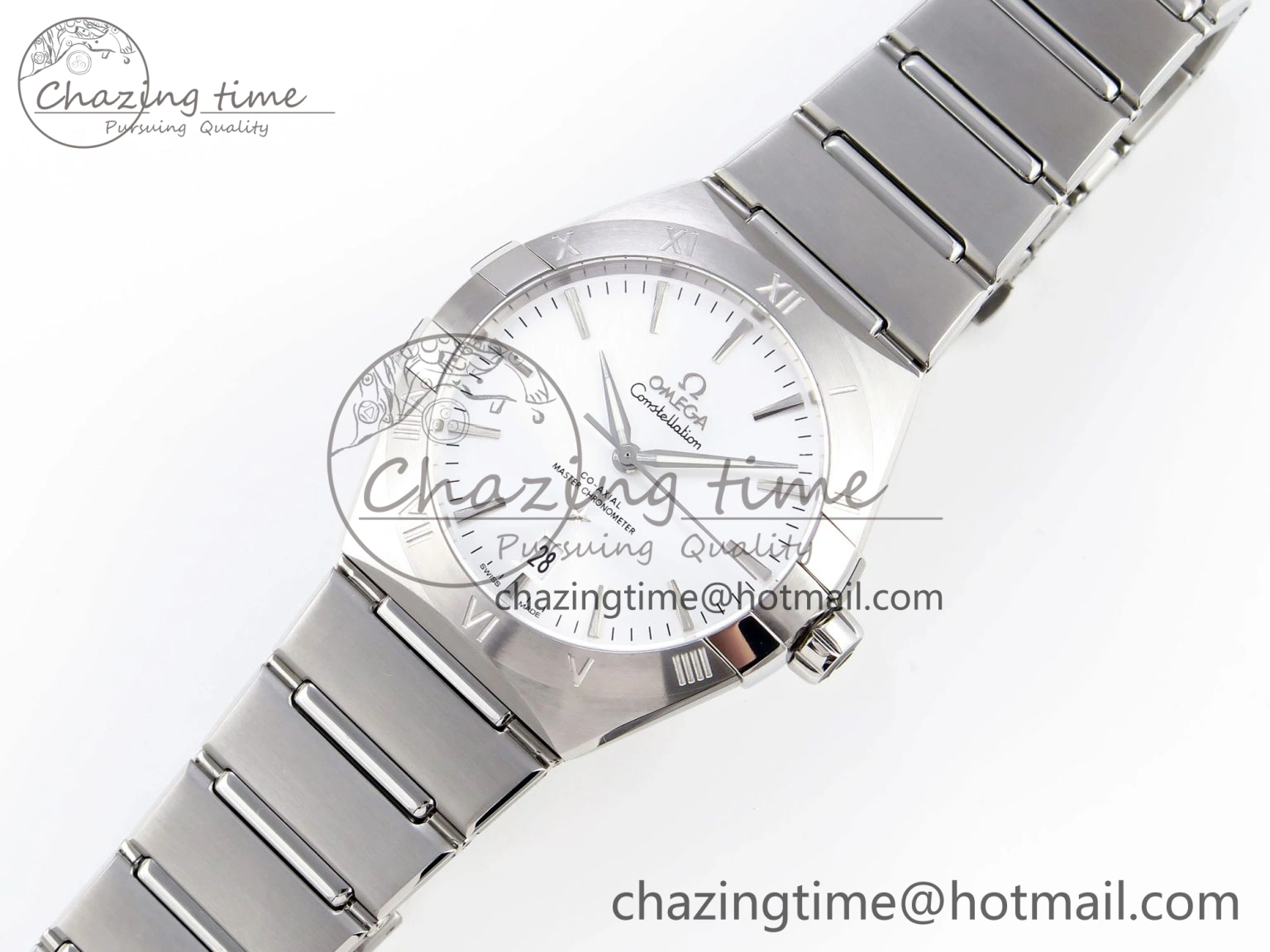 Practical Constellation 39mm SS ASWF 1:1 Best Edition Silver Dial on SS Bracelet A 10114