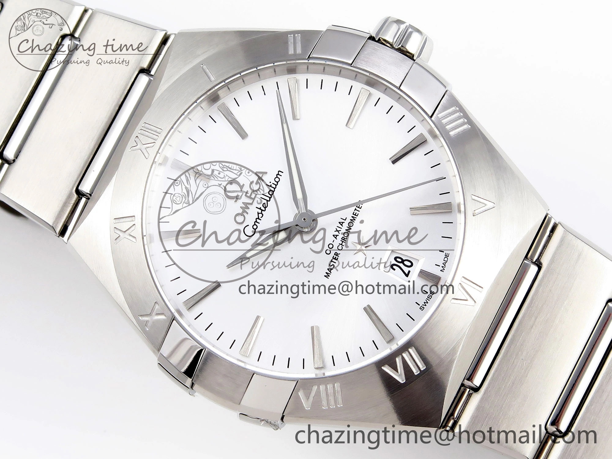 Practical Constellation 39mm SS ASWF 1:1 Best Edition Silver Dial on SS Bracelet A 10114