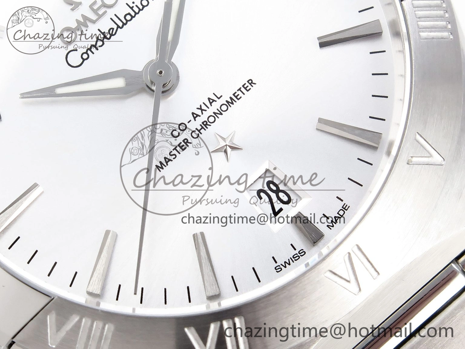 Practical Constellation 39mm SS ASWF 1:1 Best Edition Silver Dial on SS Bracelet A 10114