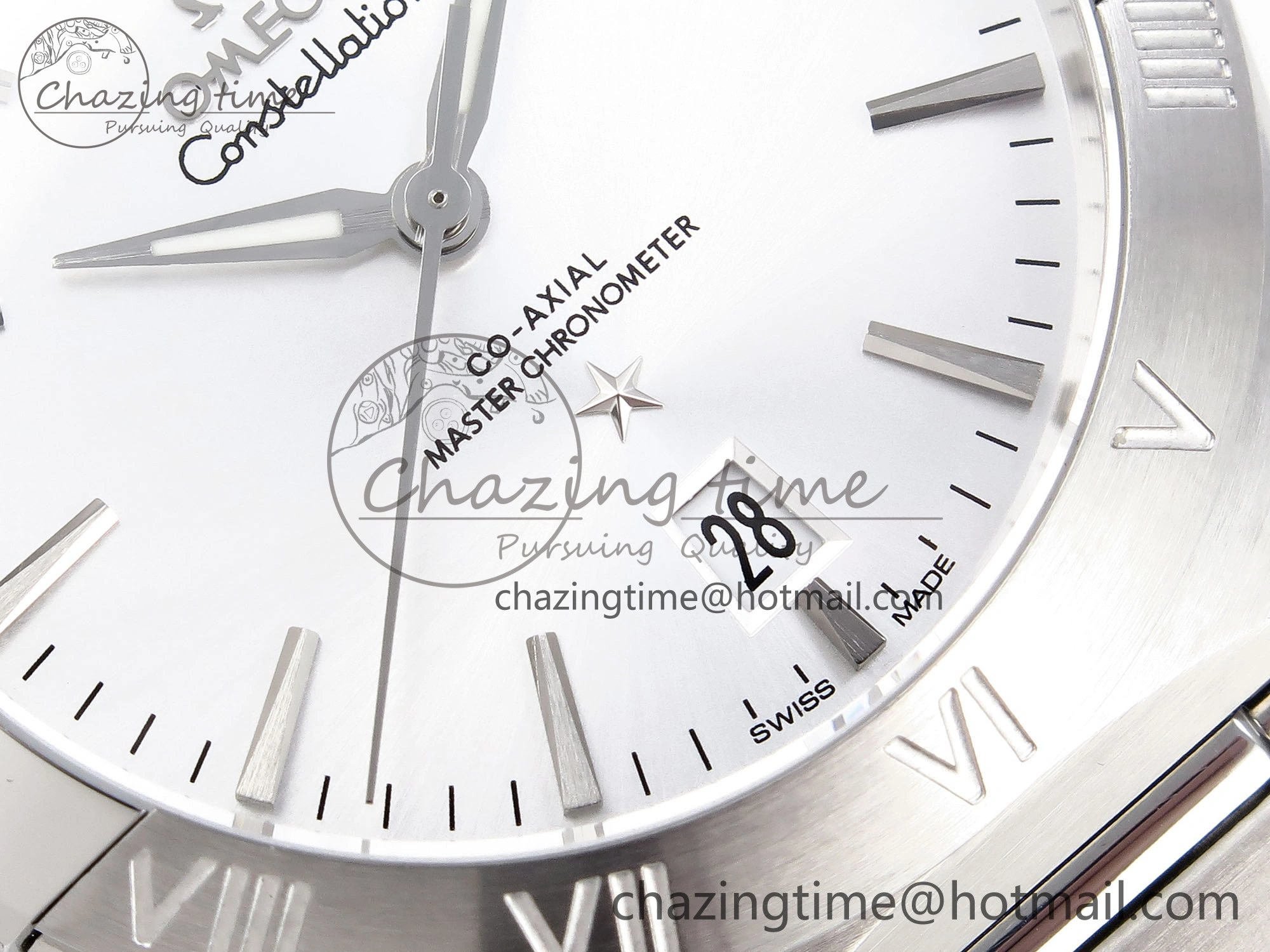 Practical Constellation 39mm SS ASWF 1:1 Best Edition Silver Dial on SS Bracelet A 10114