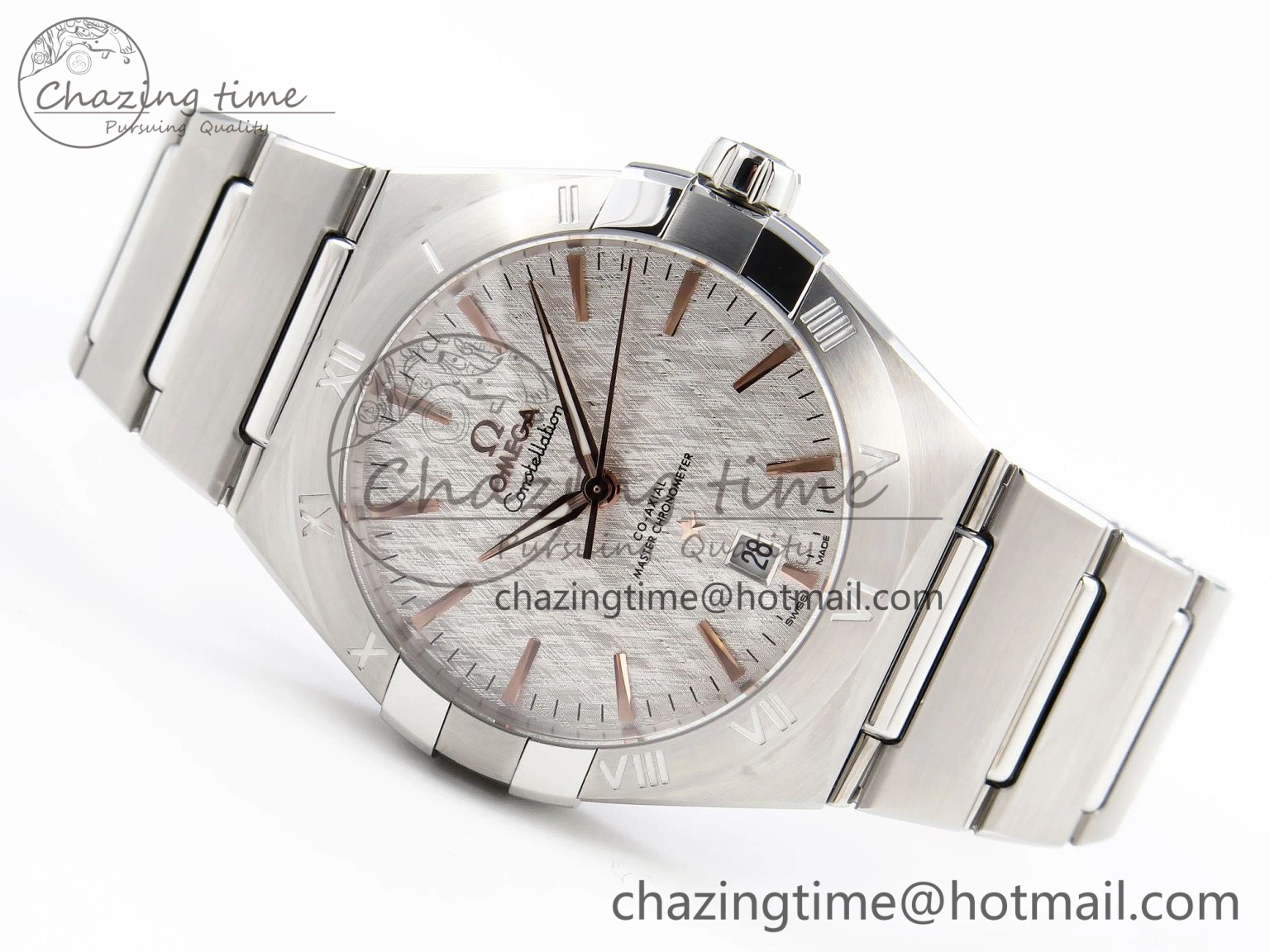 MultiPurpose Constellation 39mm SS ASWF 1:1 Best Edition White Textured Dial on SS Bracelet A 10112