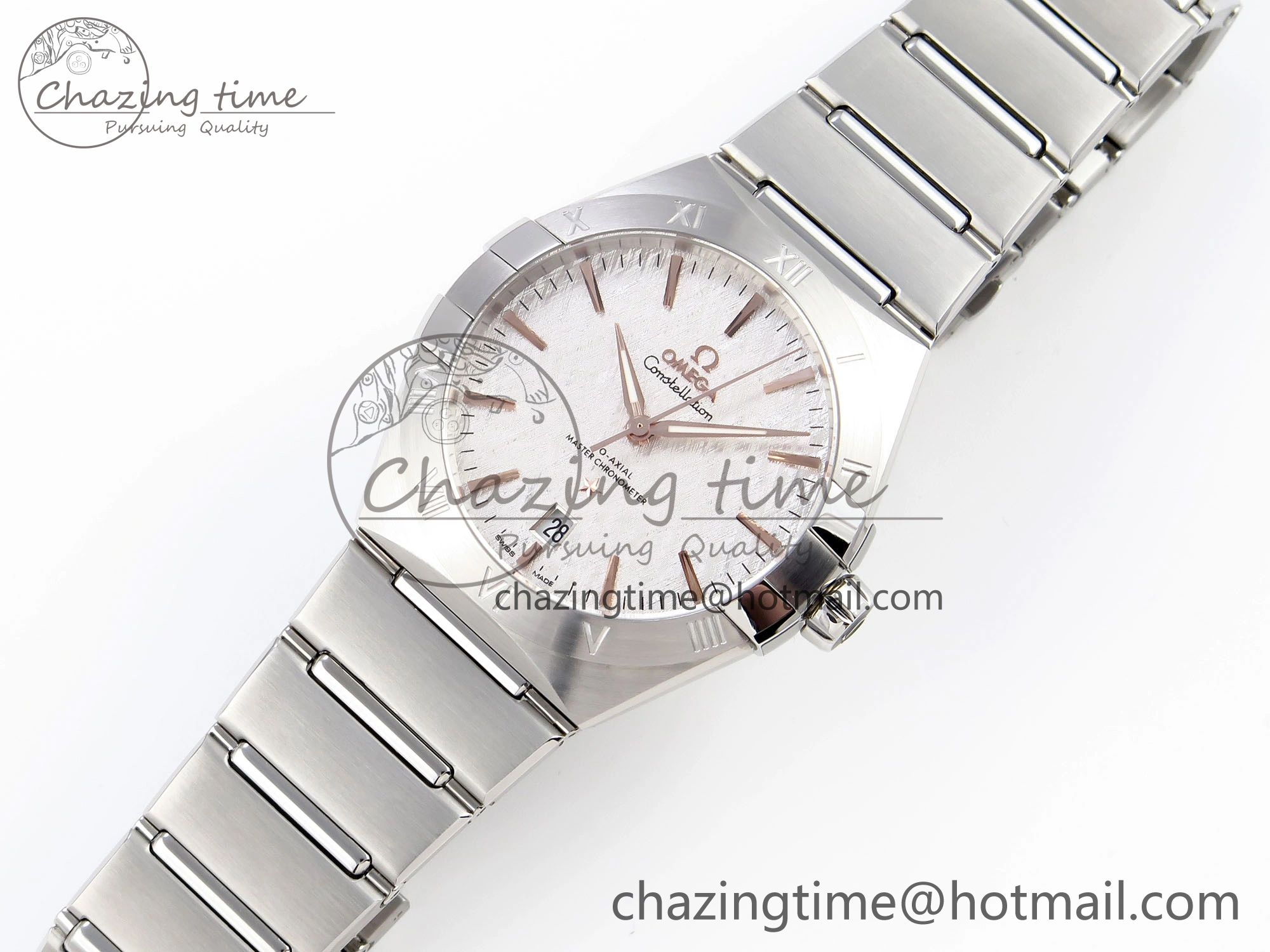 MultiPurpose Constellation 39mm SS ASWF 1:1 Best Edition White Textured Dial on SS Bracelet A 10112