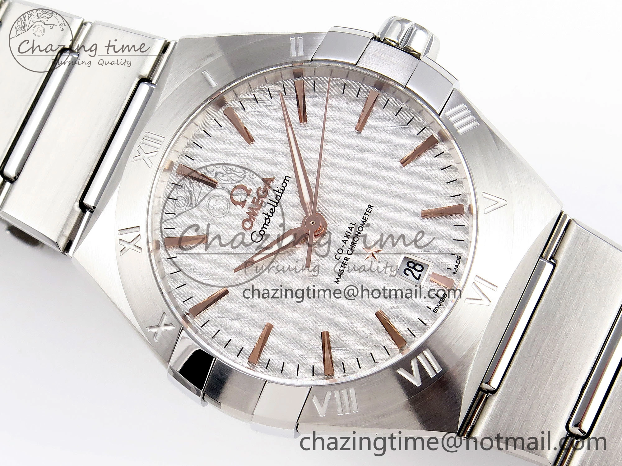 MultiPurpose Constellation 39mm SS ASWF 1:1 Best Edition White Textured Dial on SS Bracelet A 10112
