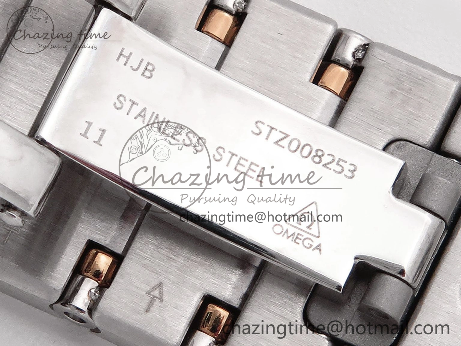 Constellation 39mm SS RG ASWF 1:1 Best Edition White Diamonds Dial on SS RG Bracelet A TimelessDesign 10116