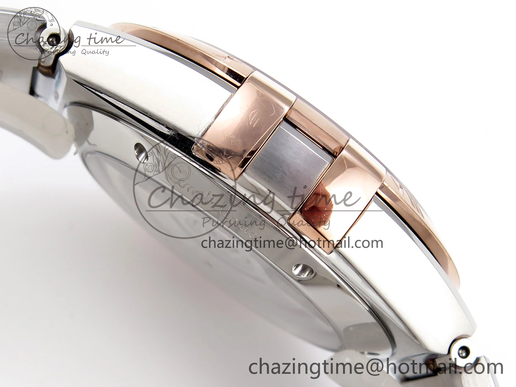 Constellation 39mm SS RG ASWF 1:1 Best Edition White Diamonds Dial on SS RG Bracelet A TimelessDesign 10116