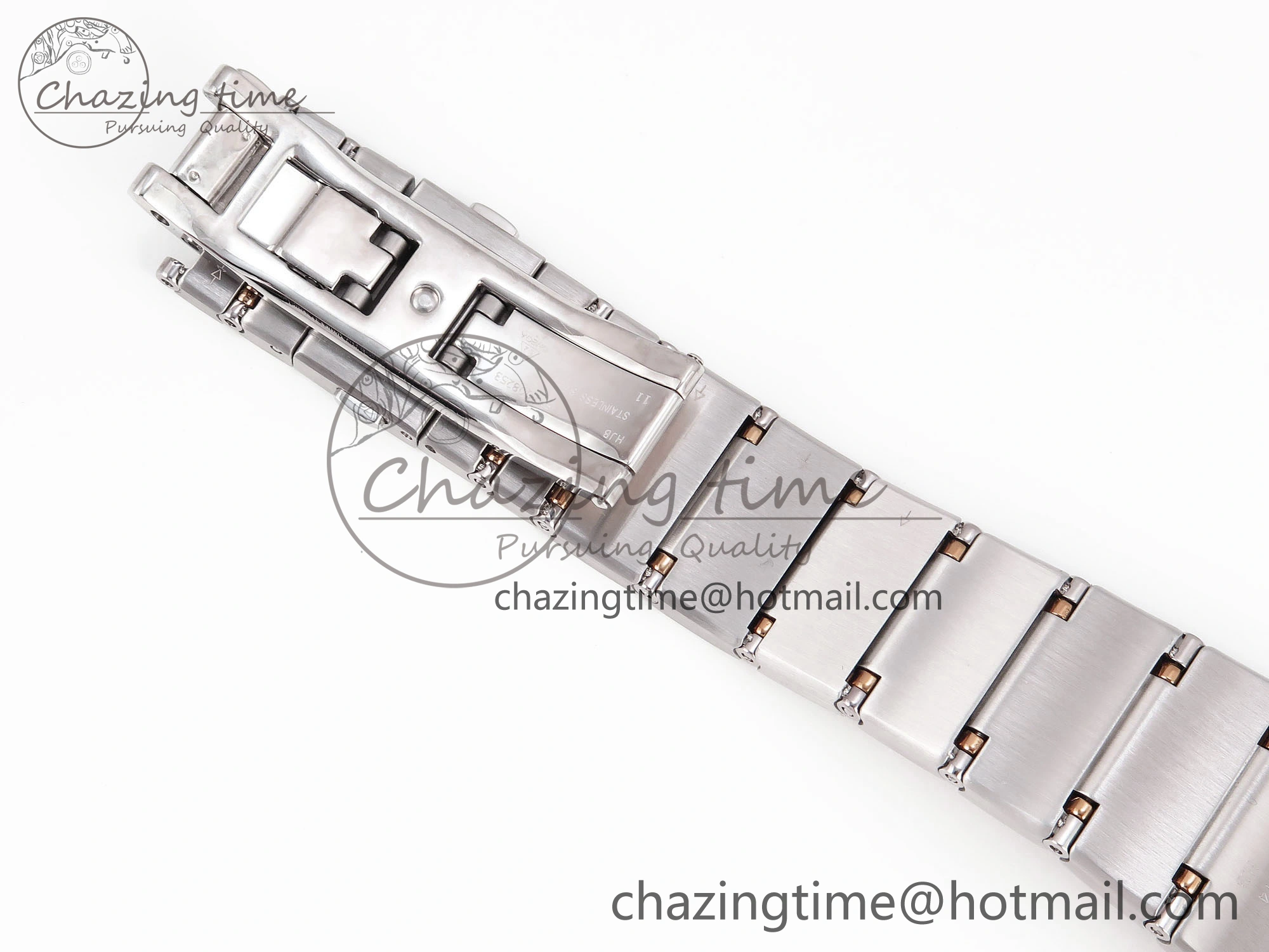 Constellation 39mm SS RG Diamonds Bezel ASWF 1:1 Best Edition White Diamonds Dial on SS RG Bracelet A Sophisticated 10118
