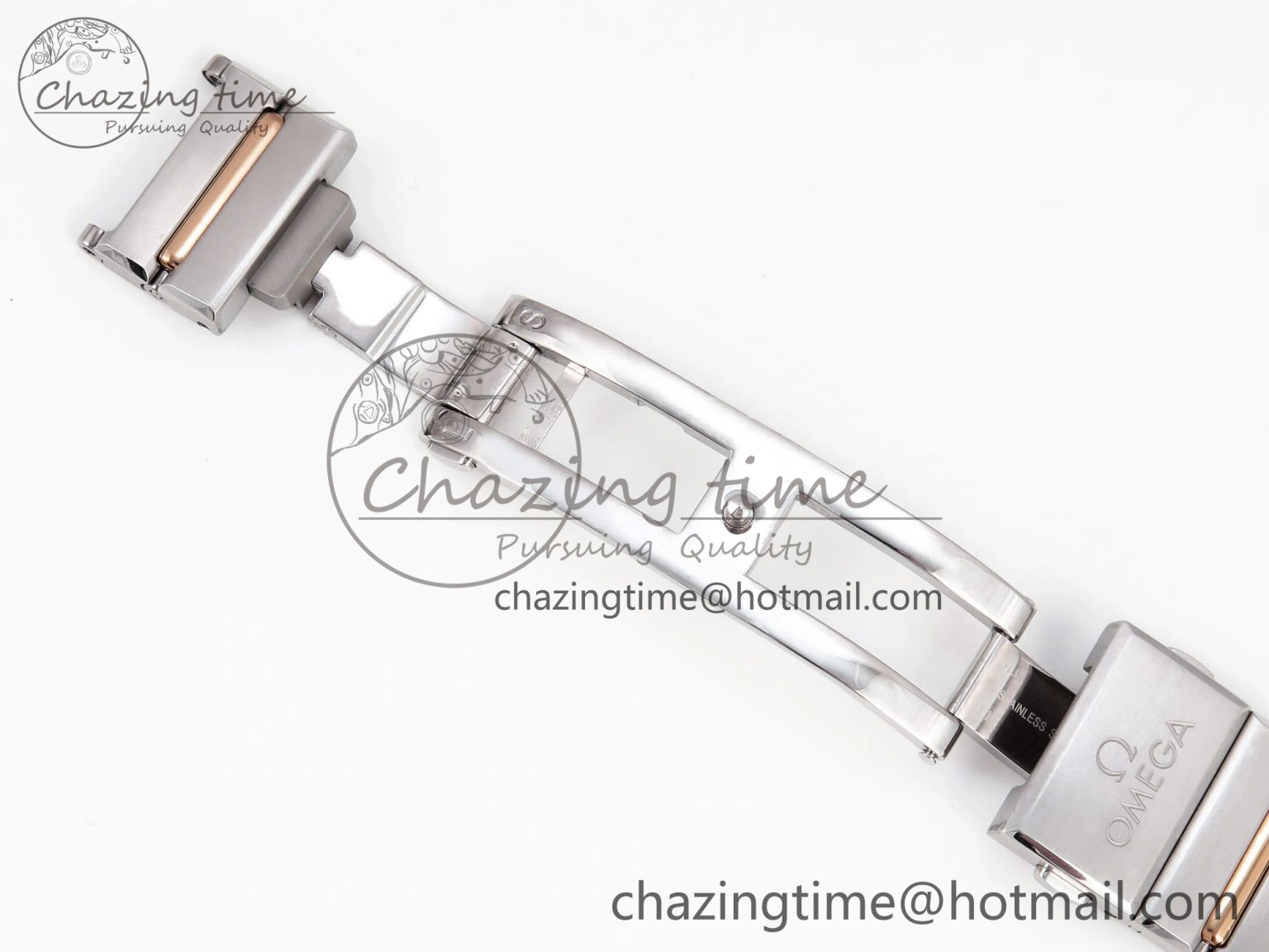Constellation 39mm SS RG Diamonds Bezel ASWF 1:1 Best Edition White Diamonds Dial on SS RG Bracelet A Sophisticated 10118