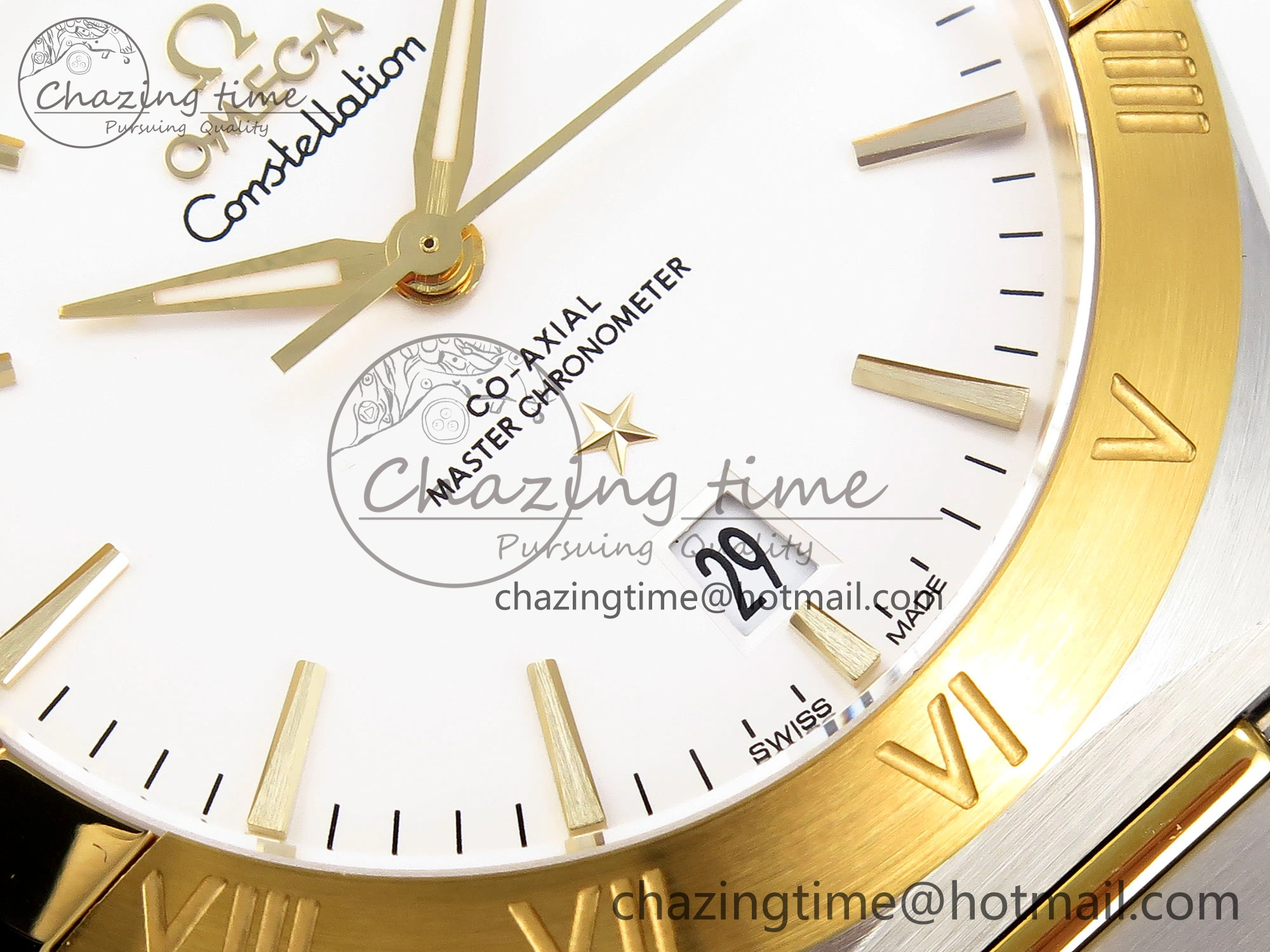 WellDesigned Constellation 39mm SS YG ASWF 1:1 Best Edition White Dial on SS YG Bracelet A 10121