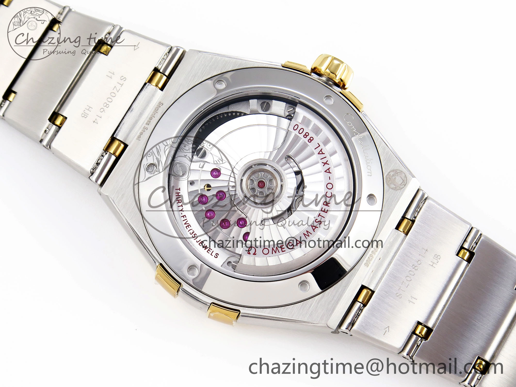 WellDesigned Constellation 39mm SS YG ASWF 1:1 Best Edition White Dial on SS YG Bracelet A 10121