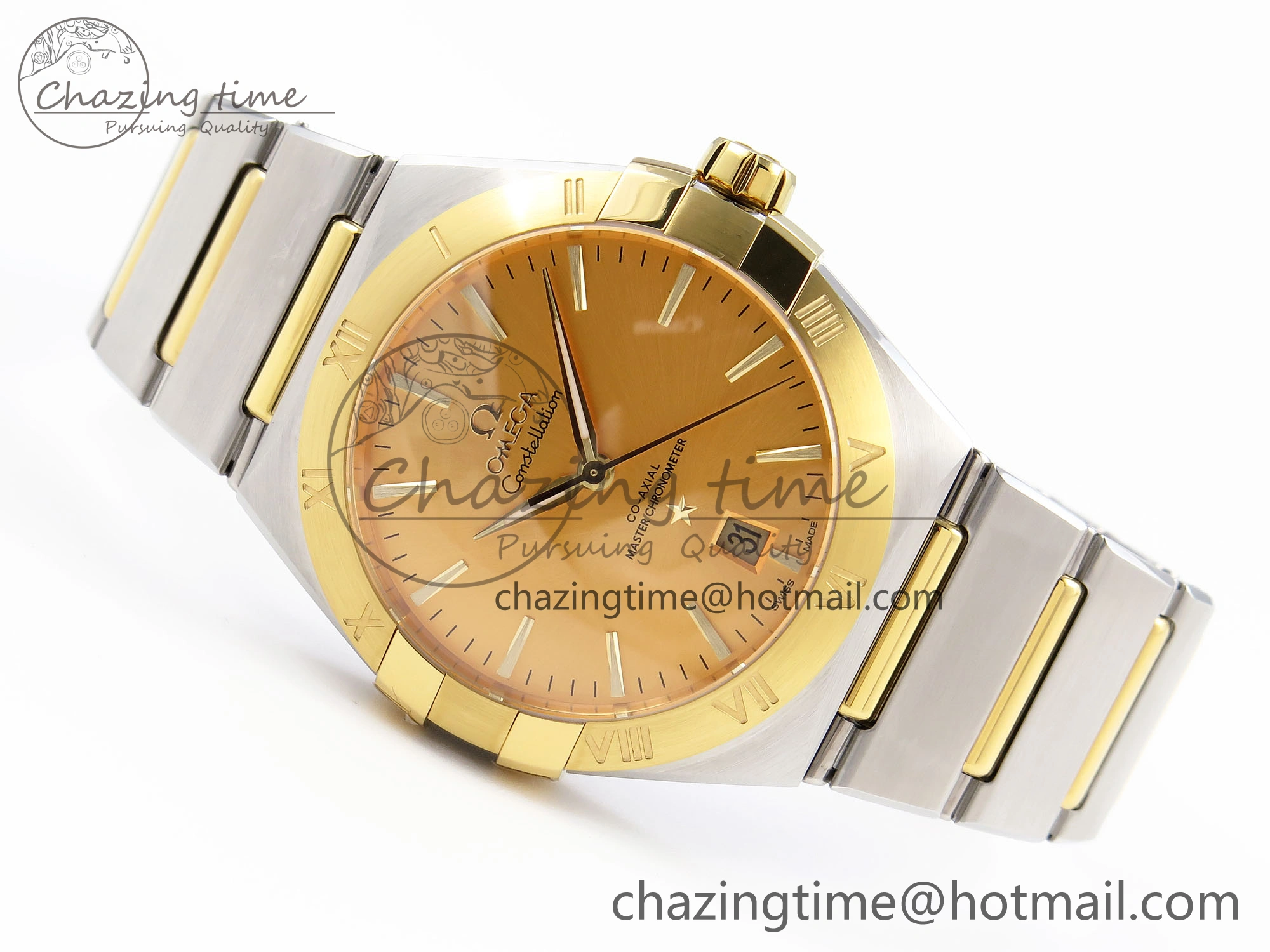 Packable Constellation 39mm SS YG ASWF 1:1 Best Edition YG Dial on SS YG Bracelet A 10119