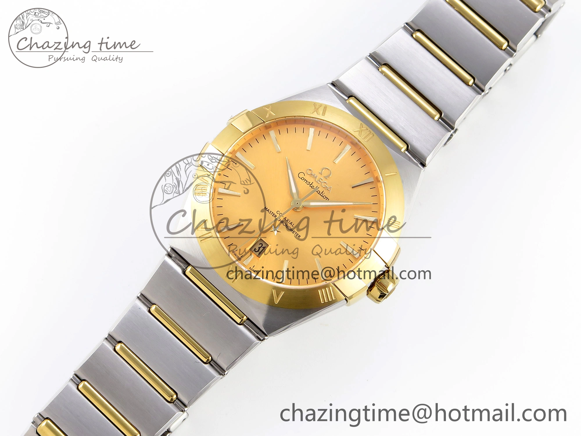 Packable Constellation 39mm SS YG ASWF 1:1 Best Edition YG Dial on SS YG Bracelet A 10119