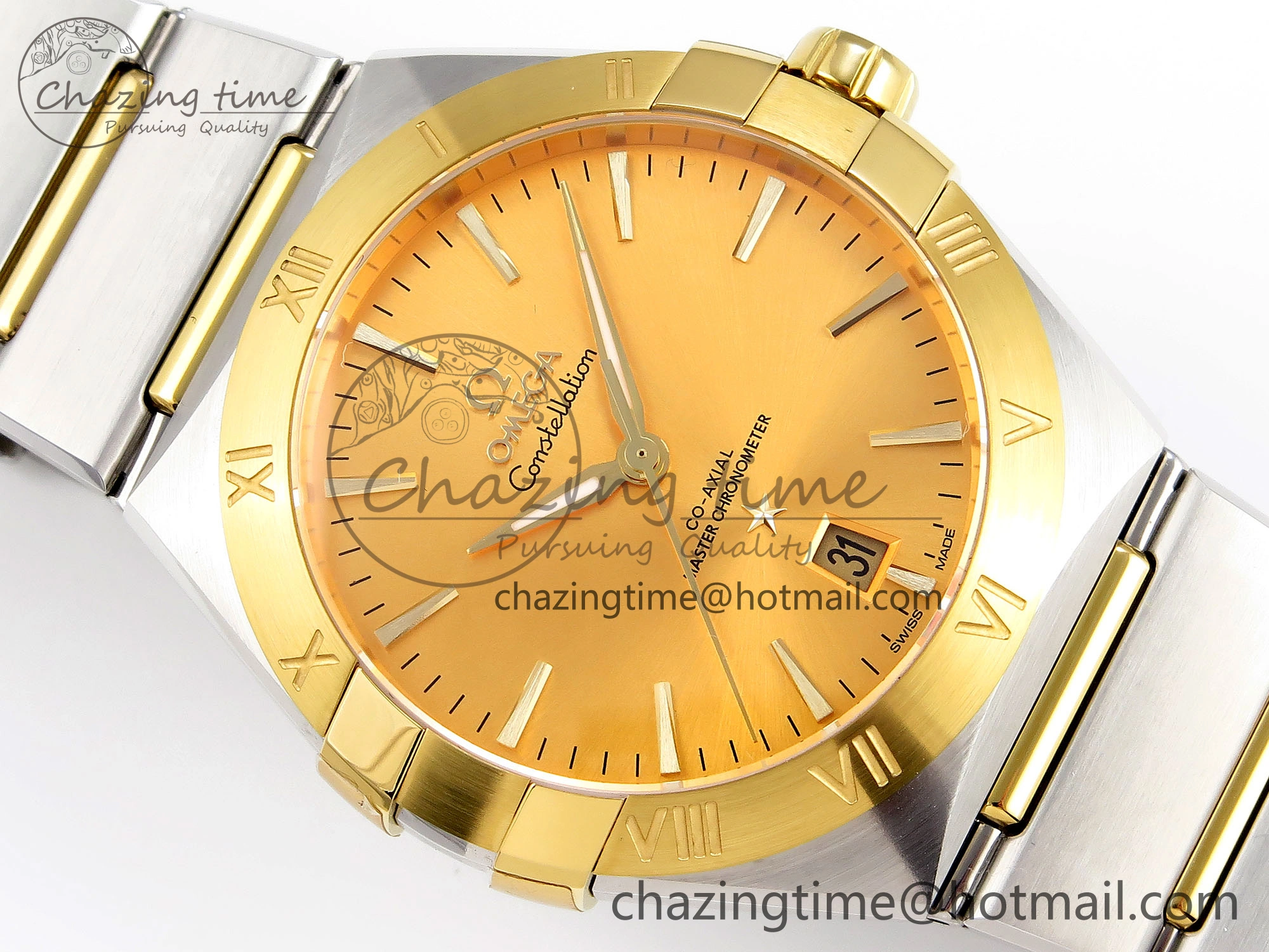 Packable Constellation 39mm SS YG ASWF 1:1 Best Edition YG Dial on SS YG Bracelet A 10119