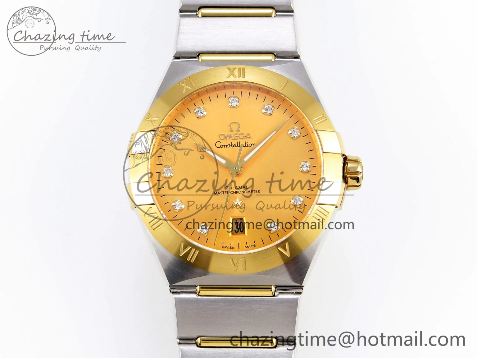 AllSeason Constellation 39mm SS YG ASWF 1:1 Best Edition YG Diamonds Dial on SS YG Bracelet A 10120