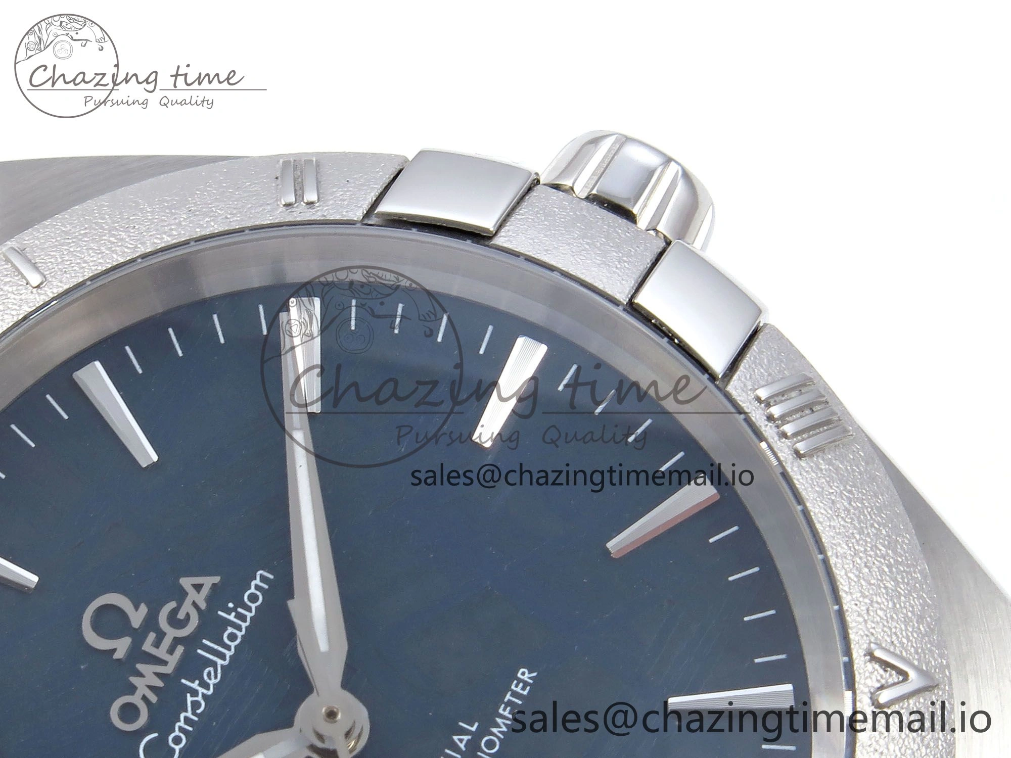 Constellation 41mm SS ASWF 1:1 Best Edition Blue Dial on SS Bracelet A Bright 7695