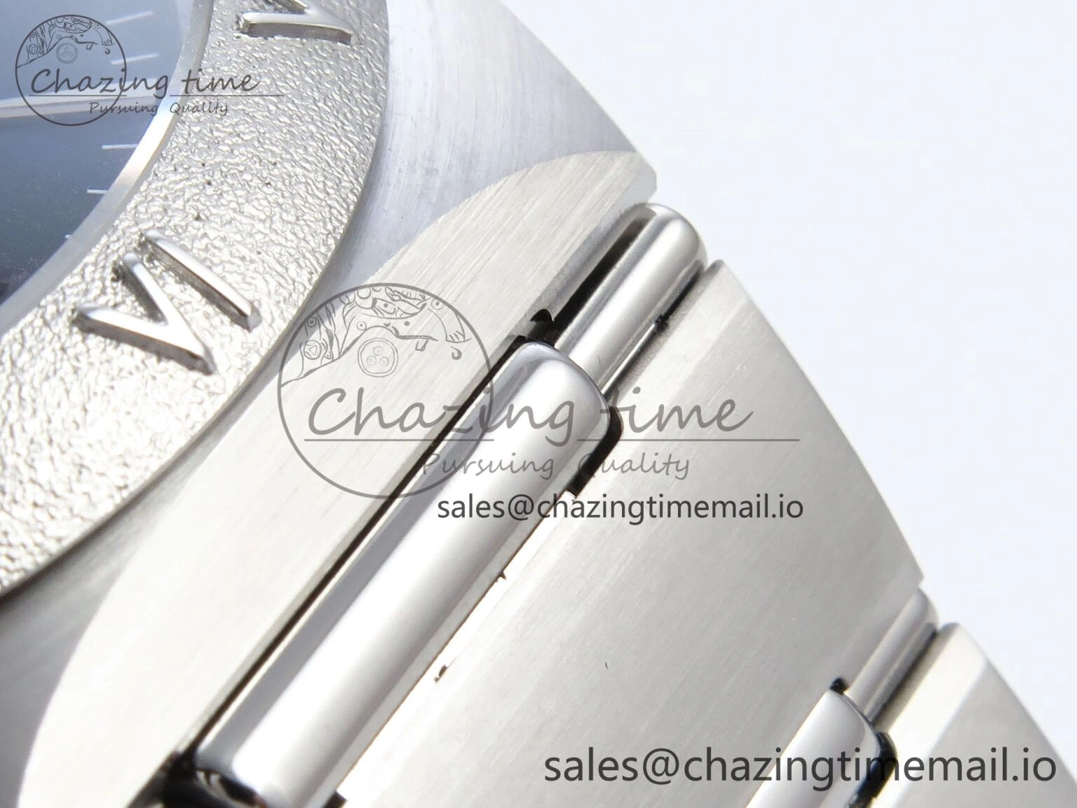 Constellation 41mm SS ASWF 1:1 Best Edition Blue Dial on SS Bracelet A Bright 7695
