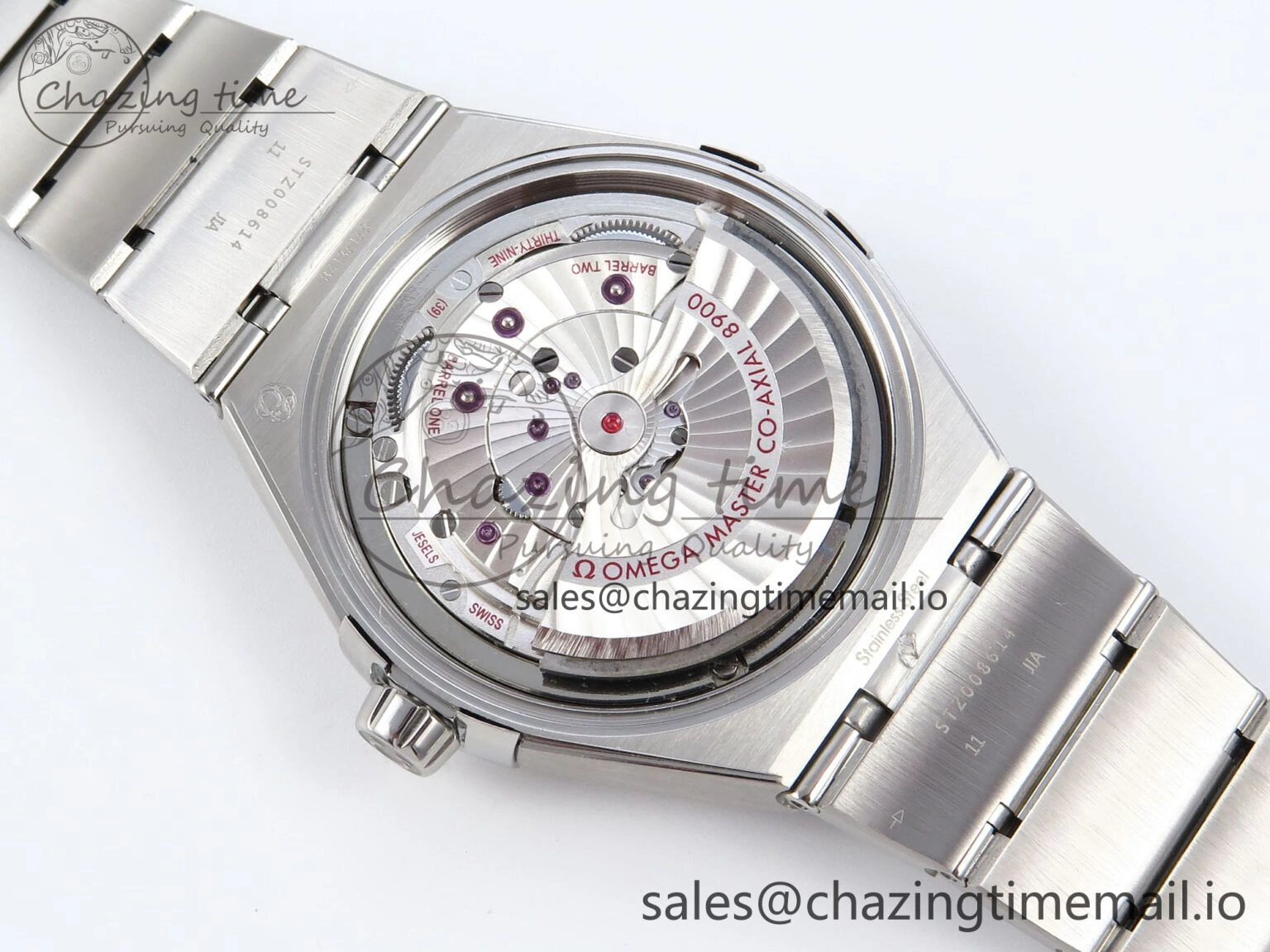 Constellation 41mm SS ASWF 1:1 Best Edition Blue Dial on SS Bracelet A Bright 7695
