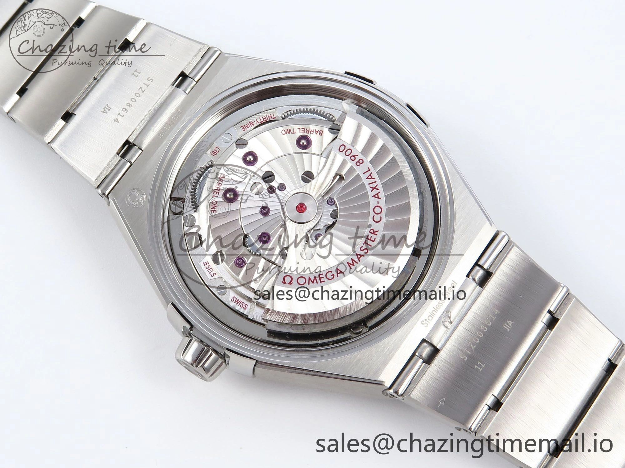 Constellation 41mm SS ASWF 1:1 Best Edition Blue Dial on SS Bracelet A Bright 7695