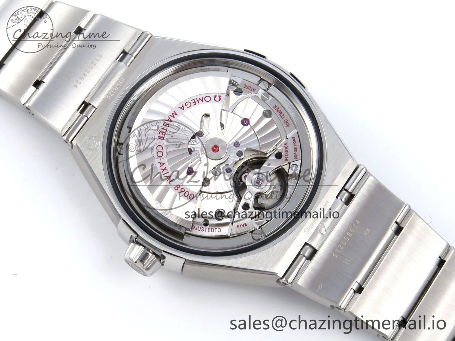 Constellation 41mm SS ASWF 1:1 Best Edition Blue Dial on SS Bracelet A Bright 7695
