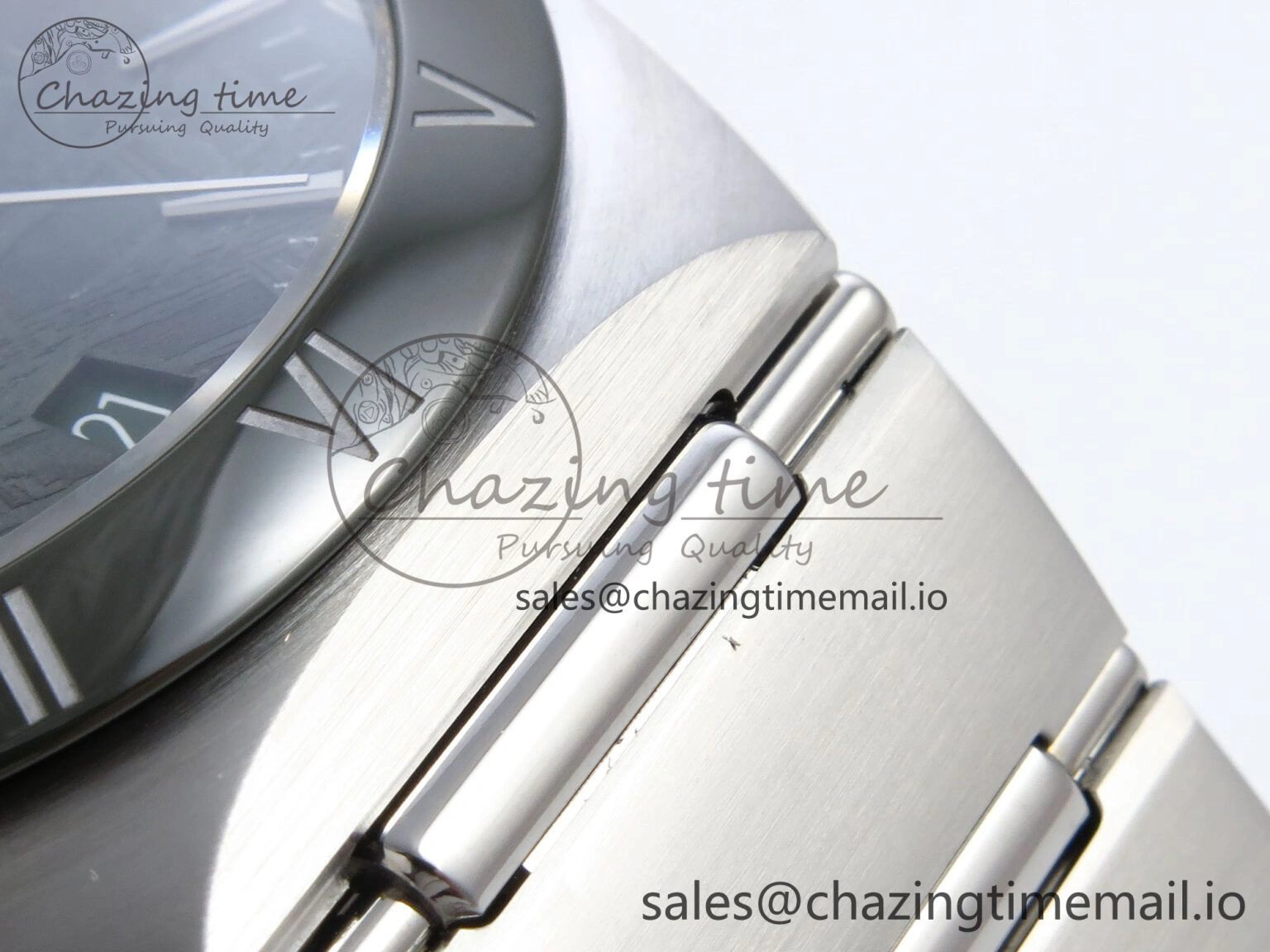 GoodFit Constellation 41mm SS ASWF 1:1 Best Edition Green Dial on SS Bracelet A 7697