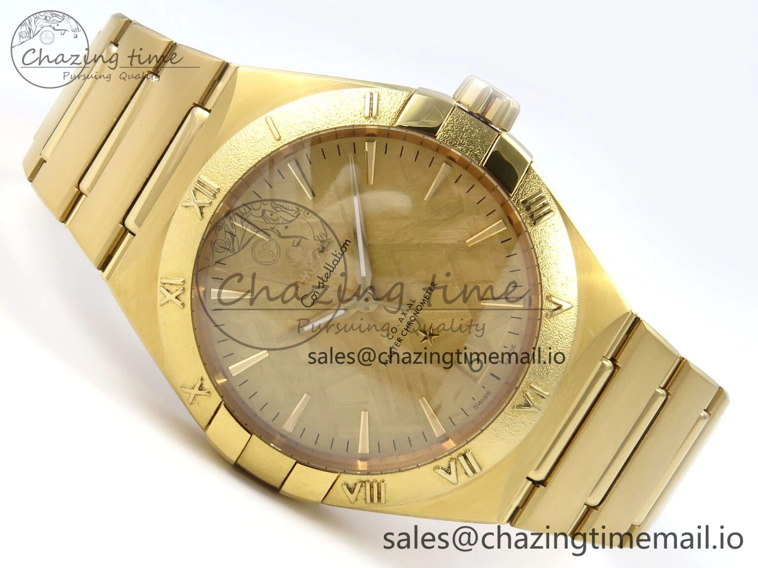 Flexible Constellation 41mm YG ASWF 1:1 Best Edition YG Dial on YG Bracelet A 7690