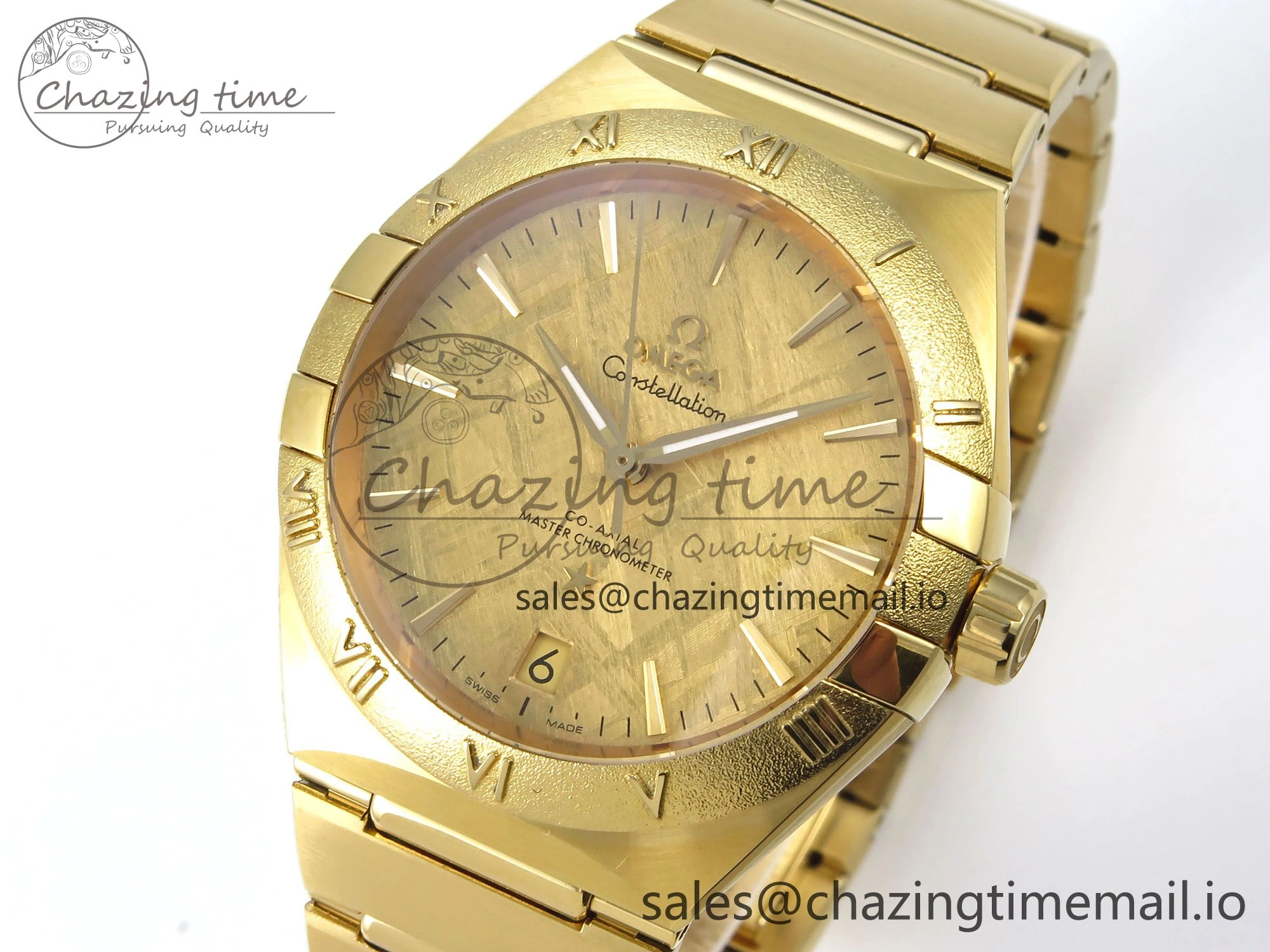Flexible Constellation 41mm YG ASWF 1:1 Best Edition YG Dial on YG Bracelet A 7690