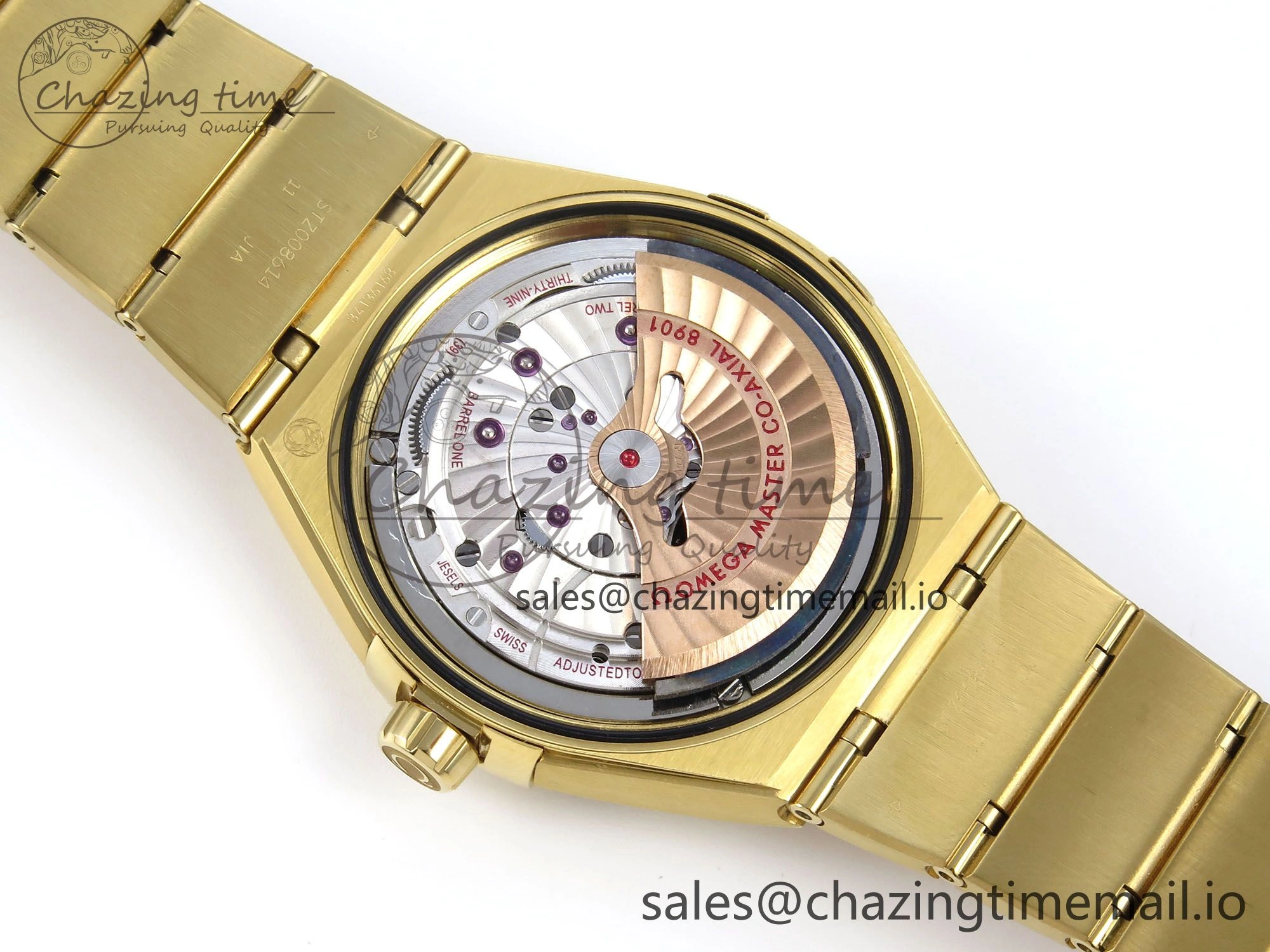 Flexible Constellation 41mm YG ASWF 1:1 Best Edition YG Dial on YG Bracelet A 7690