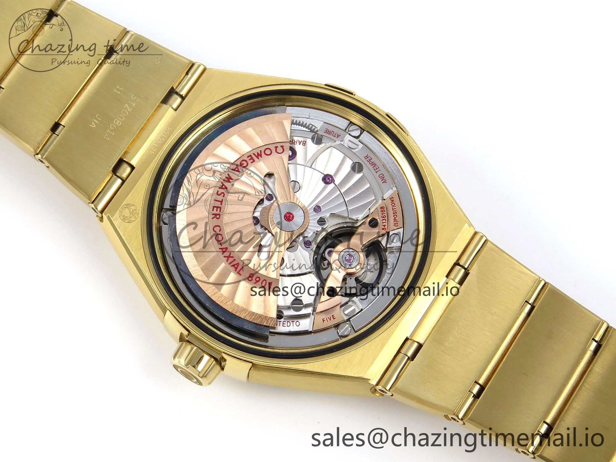 Flexible Constellation 41mm YG ASWF 1:1 Best Edition YG Dial on YG Bracelet A 7690